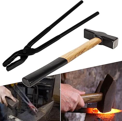 铁匠工具套装 狼钳 铁匠钳 适用于砧座,刀具制作和铁匠锤金属加工工具